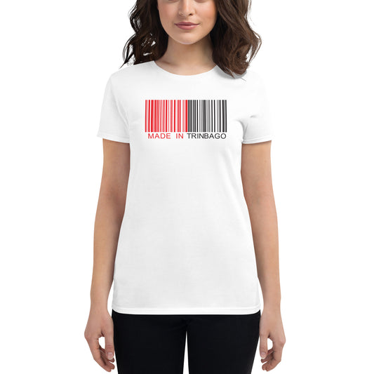 Barcode Trinbago women's short sleeve tee