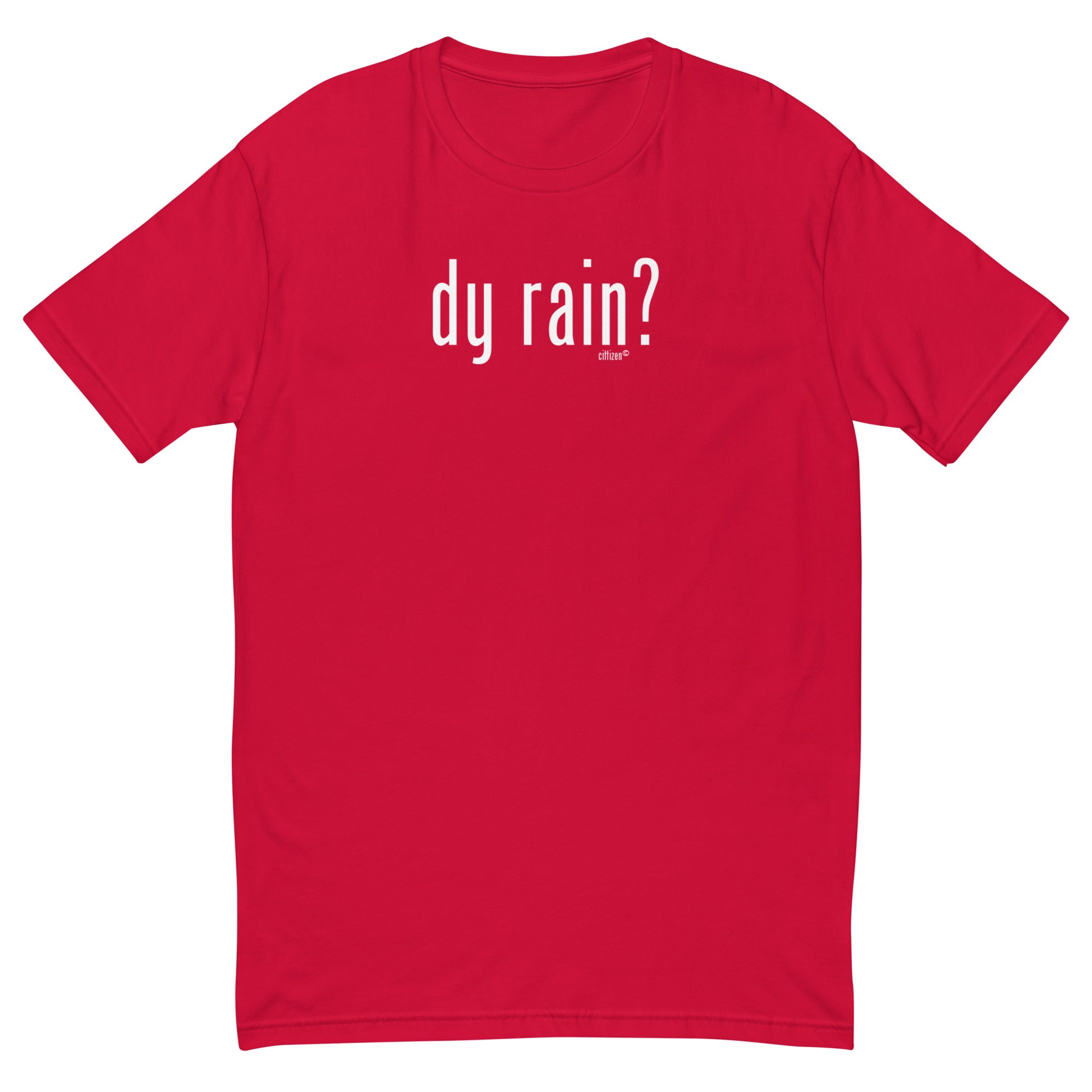 Dy Rain T&T dialect red tee 