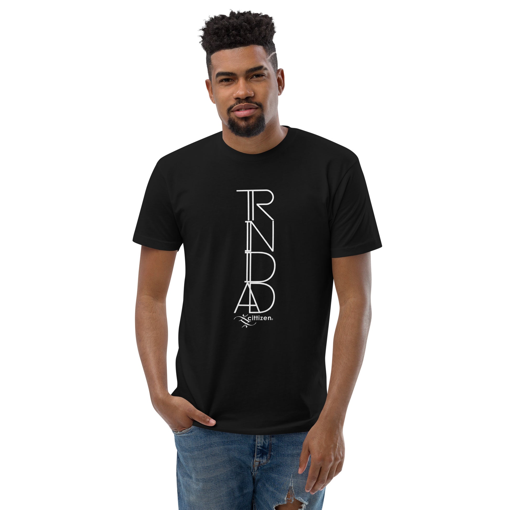 Trinidad front and centre t-shirt black