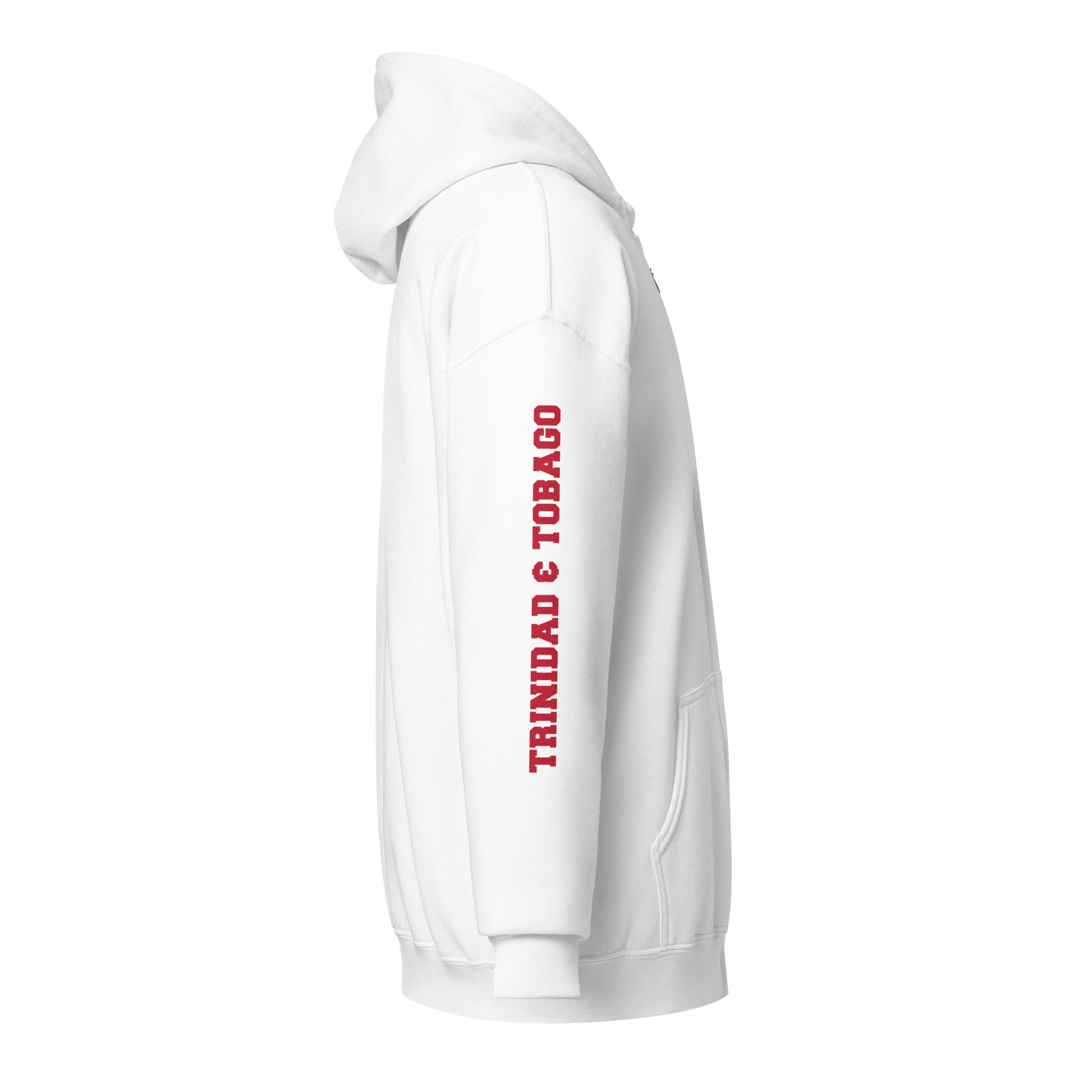 Trinidad and Tobago Sleeve print hoodie white