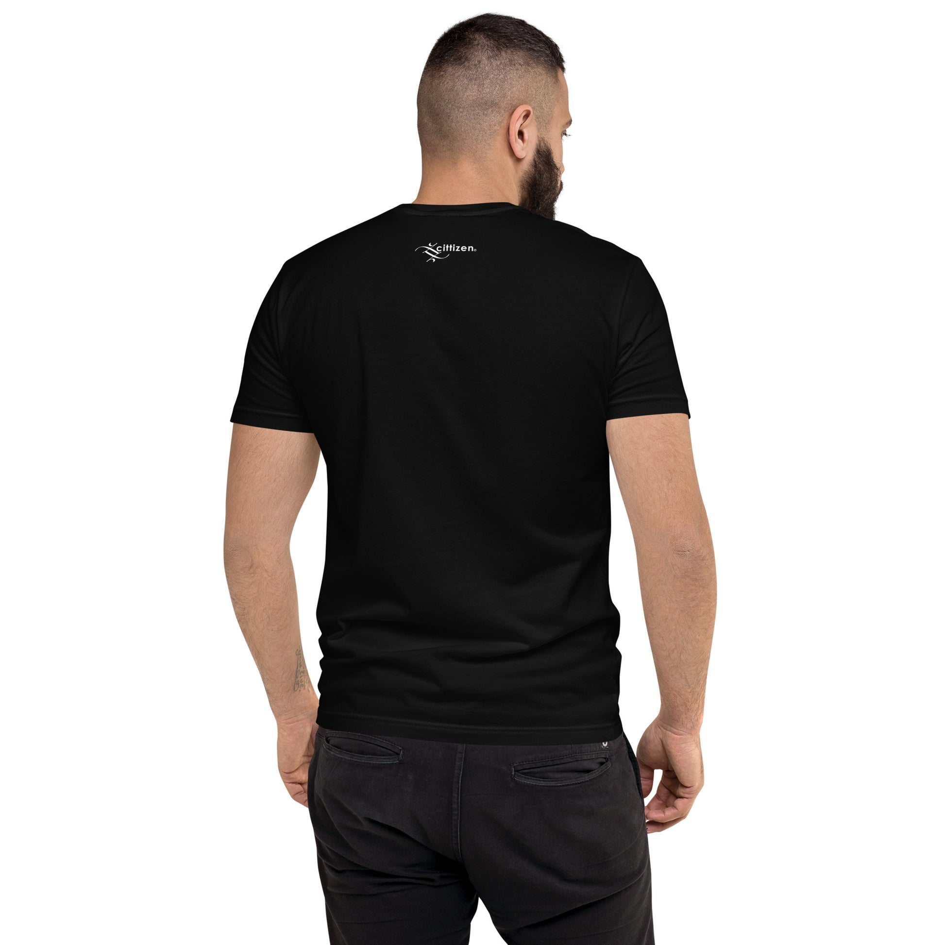 UP men's tee black back