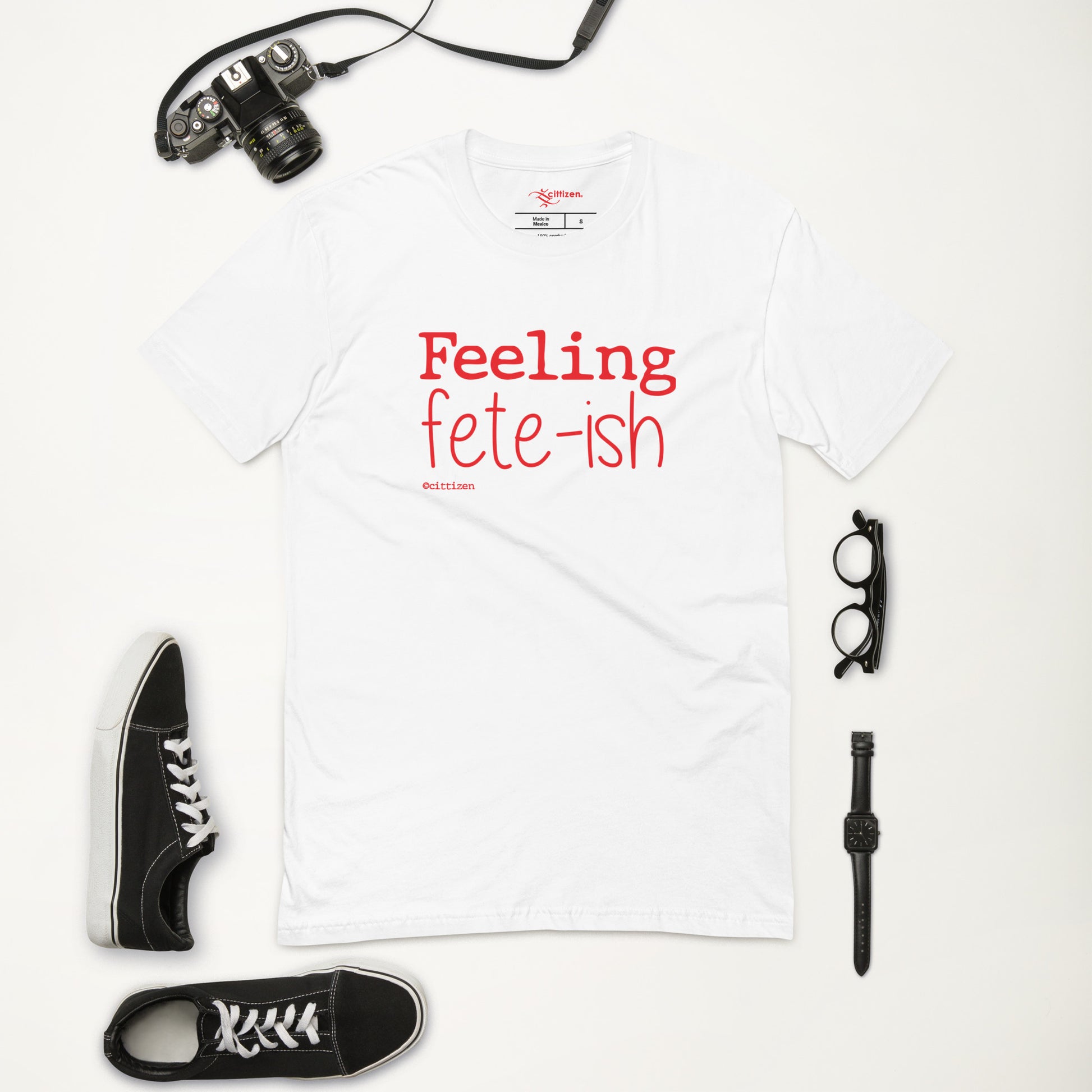 T&T Carnival Feteish  tee white